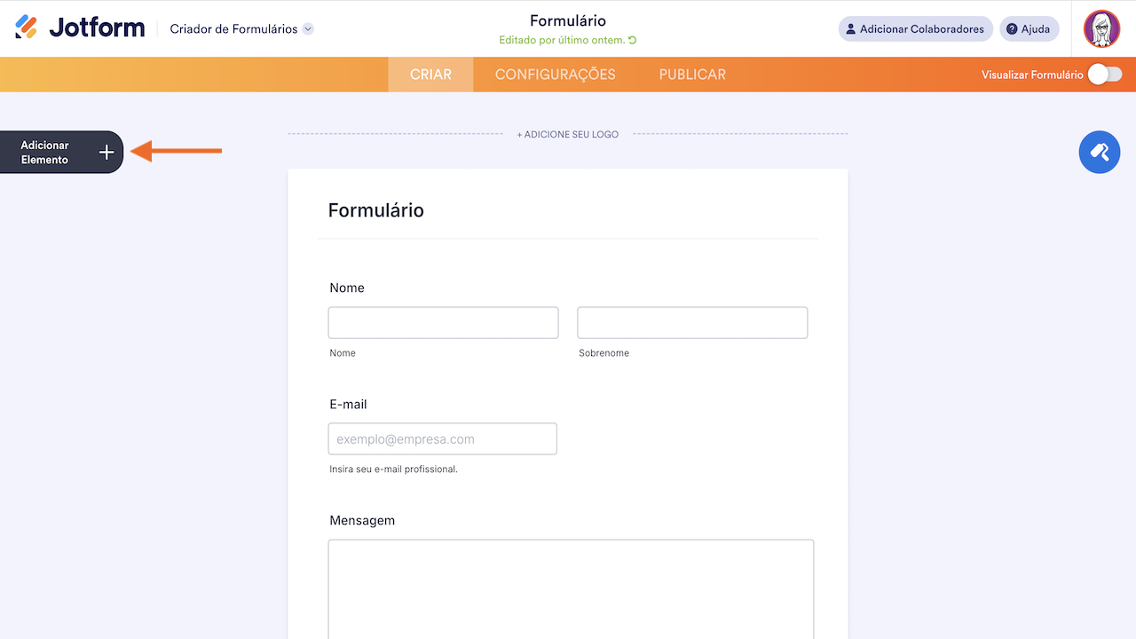 Como Adicionar uma Assinatura Eletrônica ao seu Formulário - 1