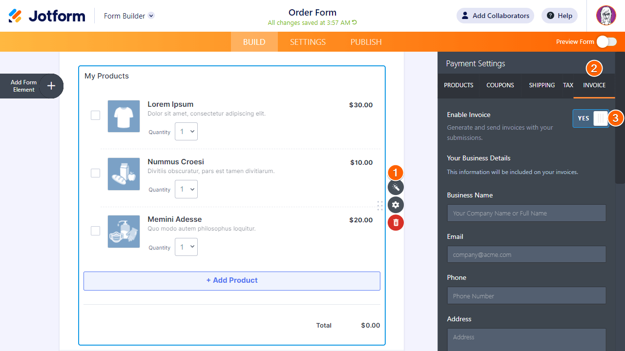 form builder enable invoice min Screenshot 21