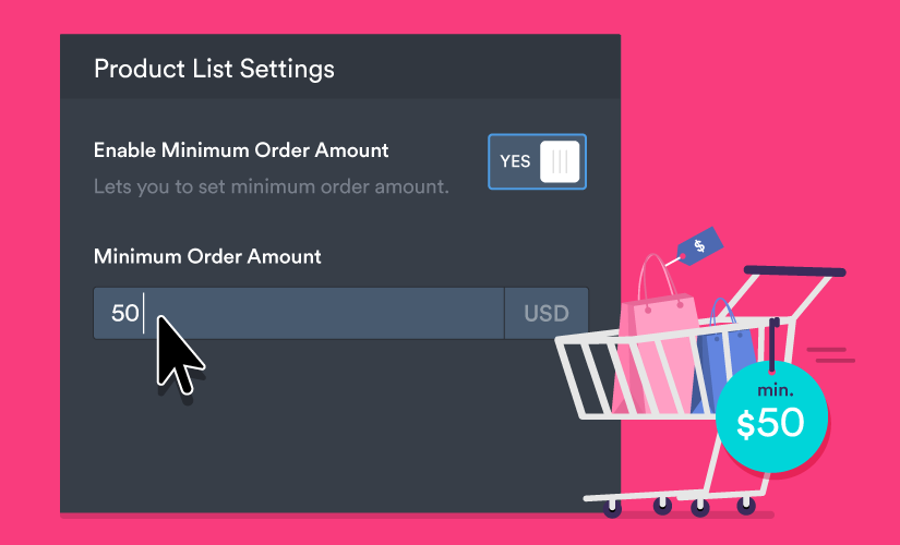 How to turn a profit with minimum amounts on online orders