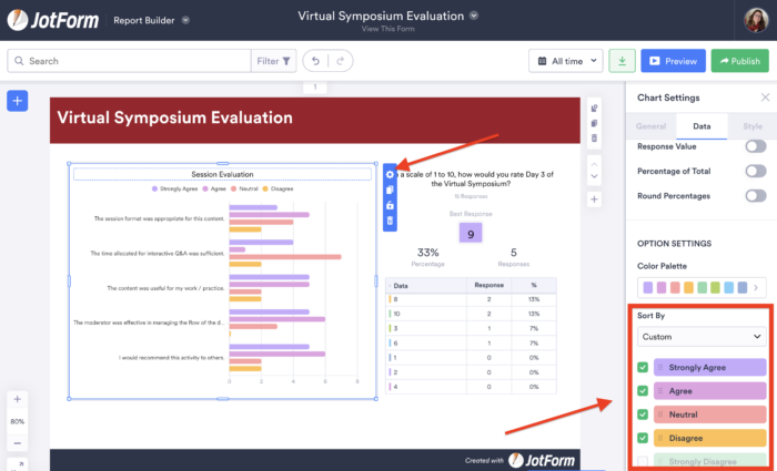 How to collect and share feedback data with Jotform Report Builder ...