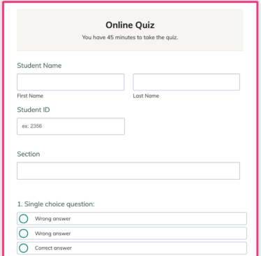 How to create online quizzes and homework assignments