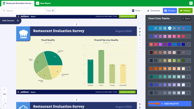 How to Customize a Visual Report