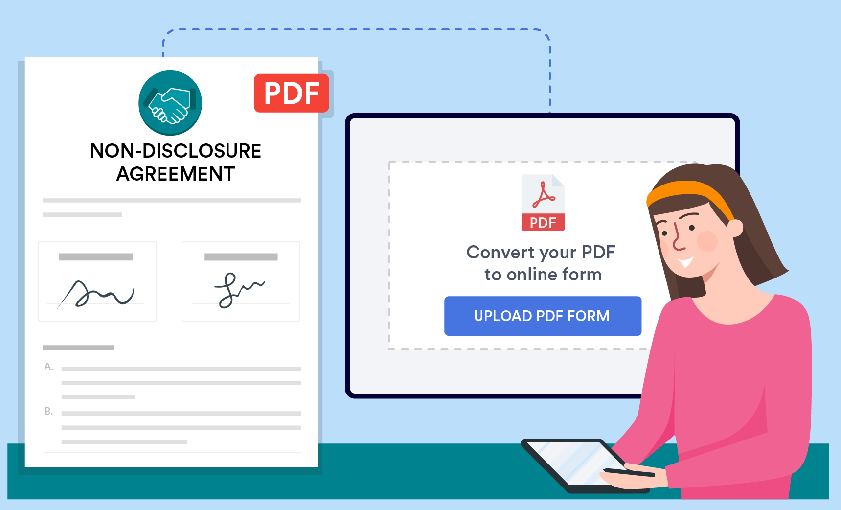 How to use Jotform Smart PDF Forms for NDA collection