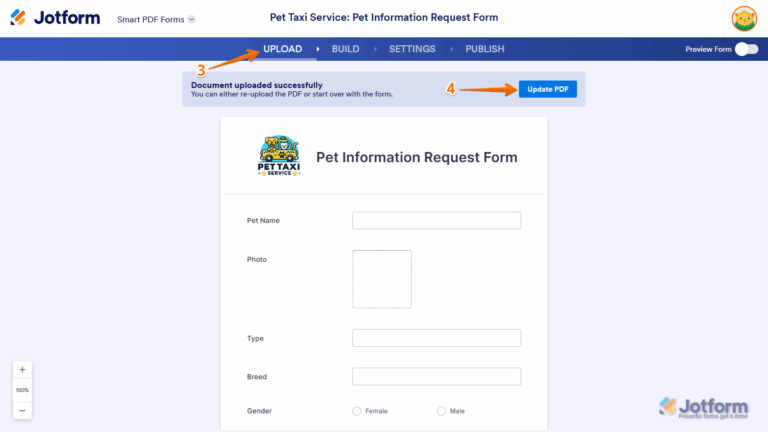 How to Update the Original PDF Form Connected to Your Smart PDF Form