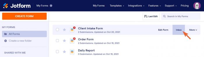 my forms view inbox Screenshot 10