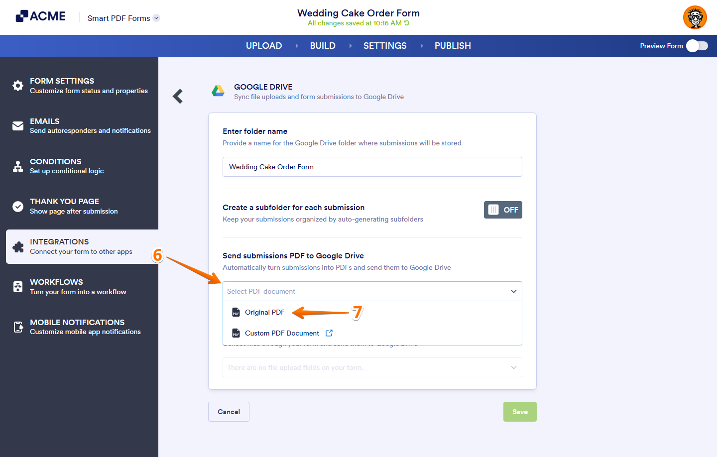 How to Save the Original PDF From Smart PDF Forms to Cloud Services Image-3