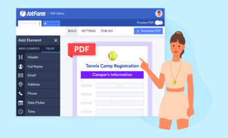 How to make a fillable PDF form without Acrobat
