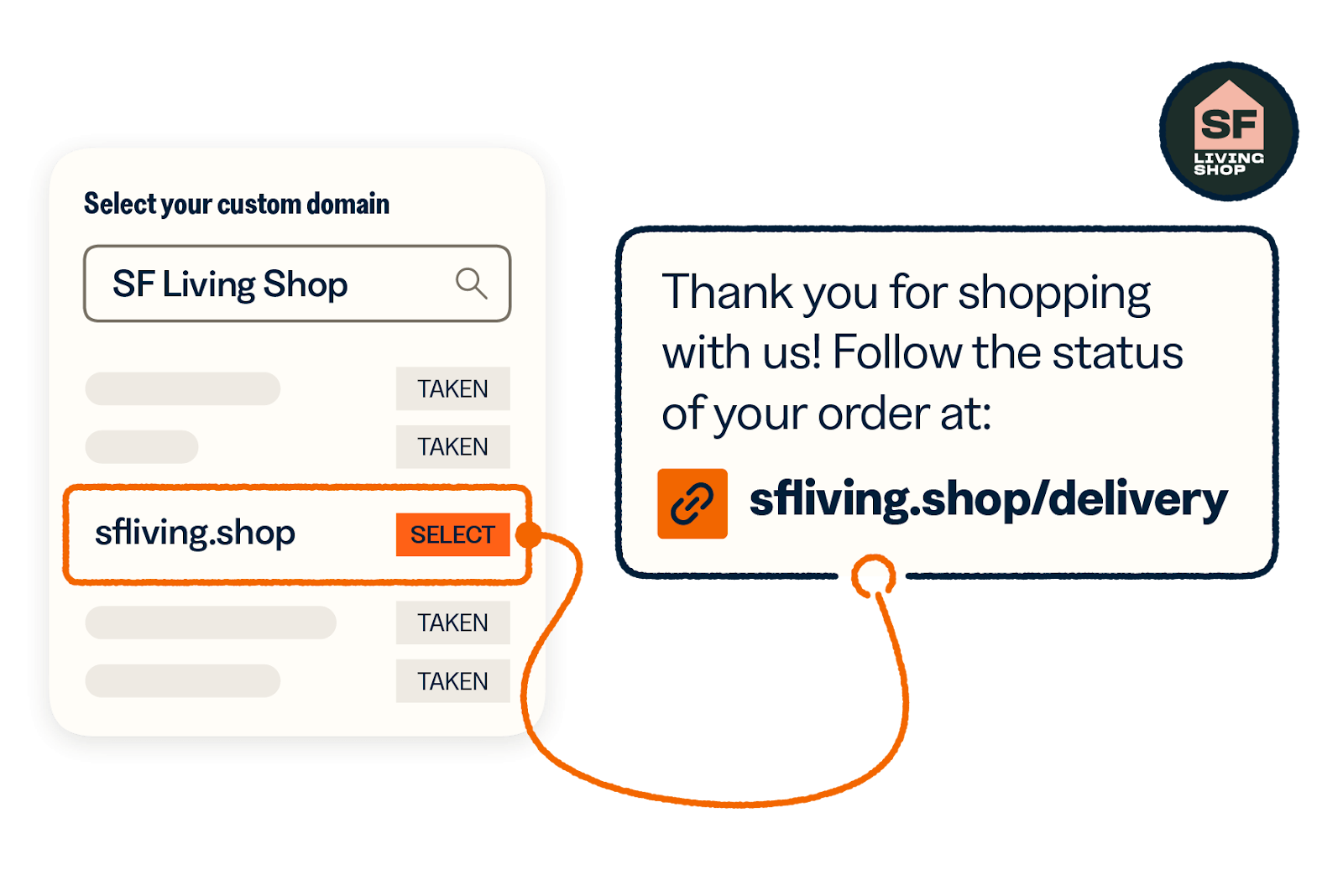 Branded Links Example Image