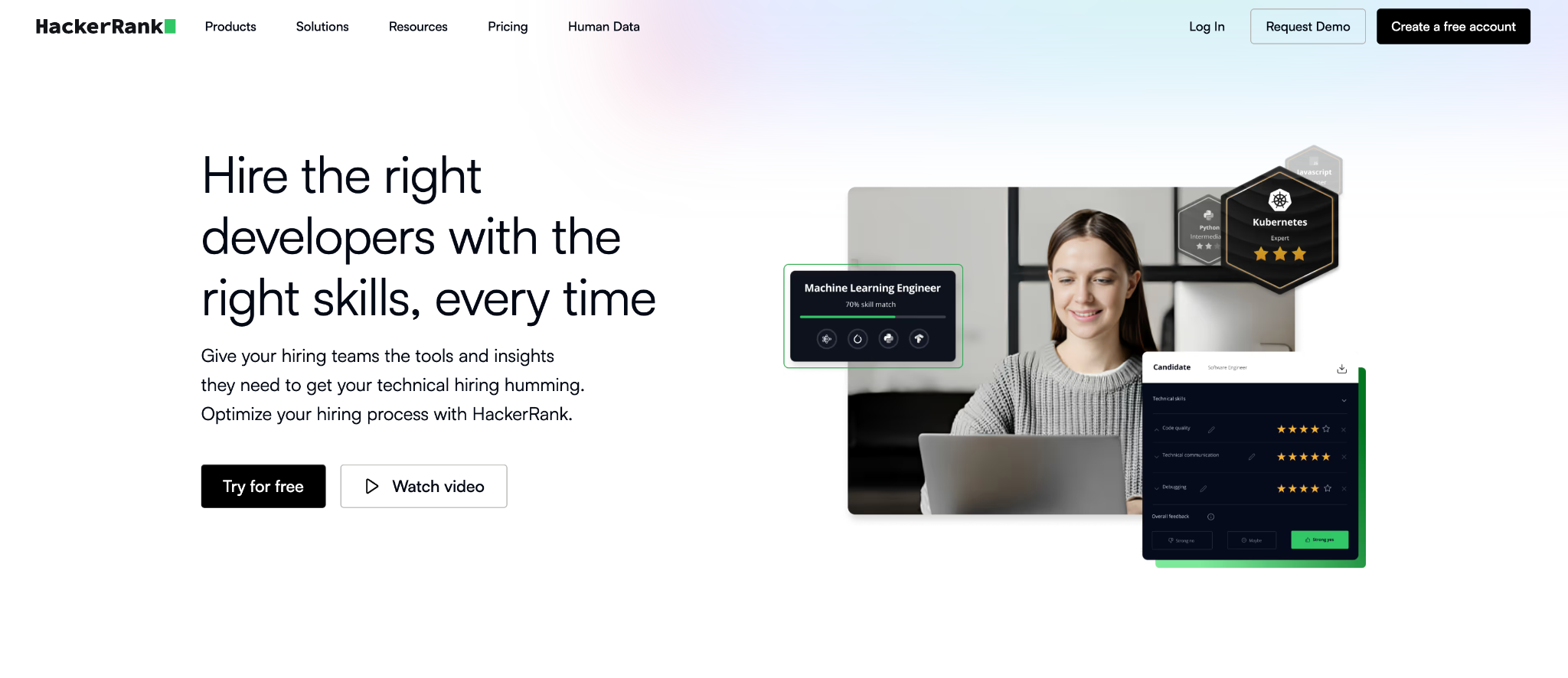 HackerRank Landing Page