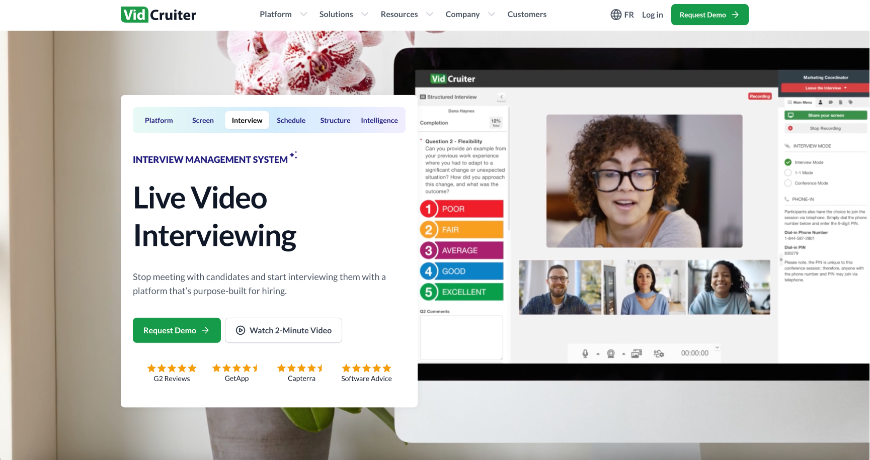 VidCruiter Landing Page