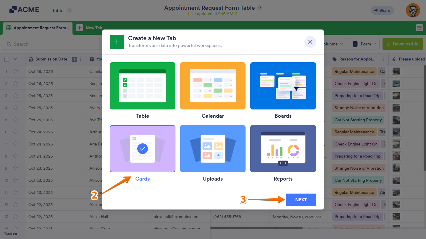 How to Add Different Views to Tables Image-5