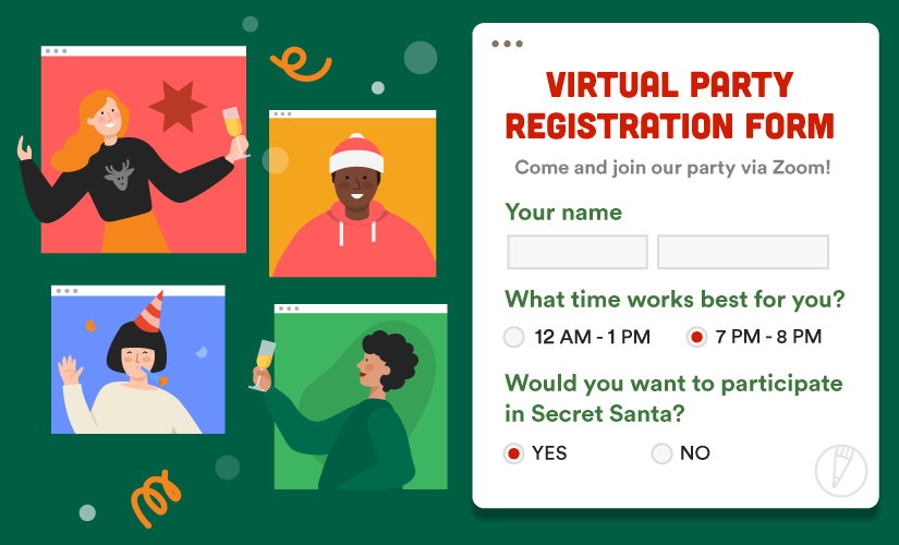 6 ways to use Jotform for virtual holiday gatherings