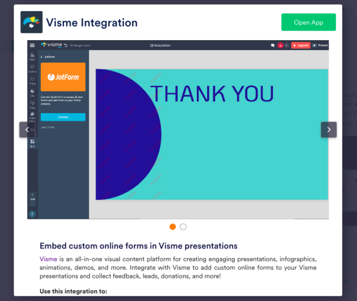 Jazz up your presentations with our Visme integration | Jotform Blog
