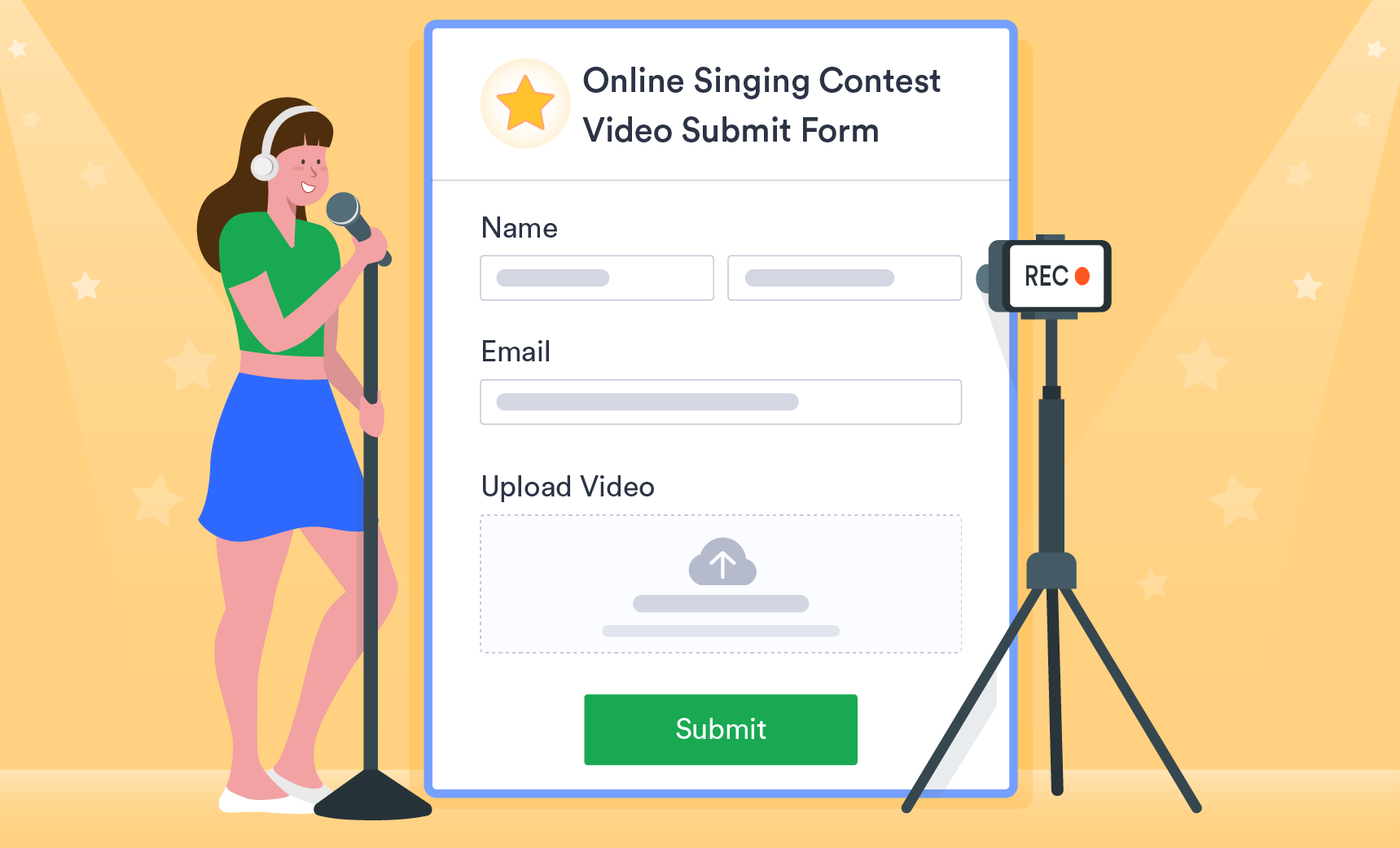 Como realizar uma competição de canto online