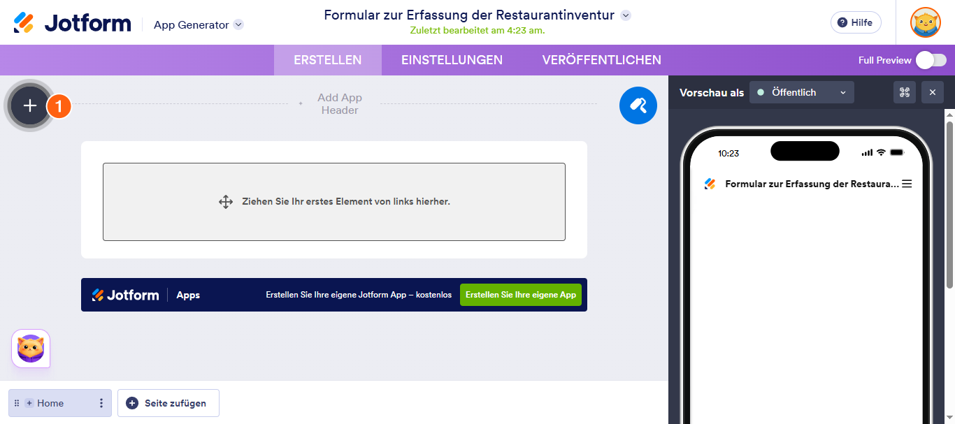 Wie Sie ein Widget zu Ihrem Formula hinzufügen Image-1