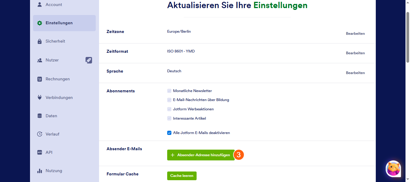 So richten Sie einen SMTP Absender für ein Formular ein Image-2