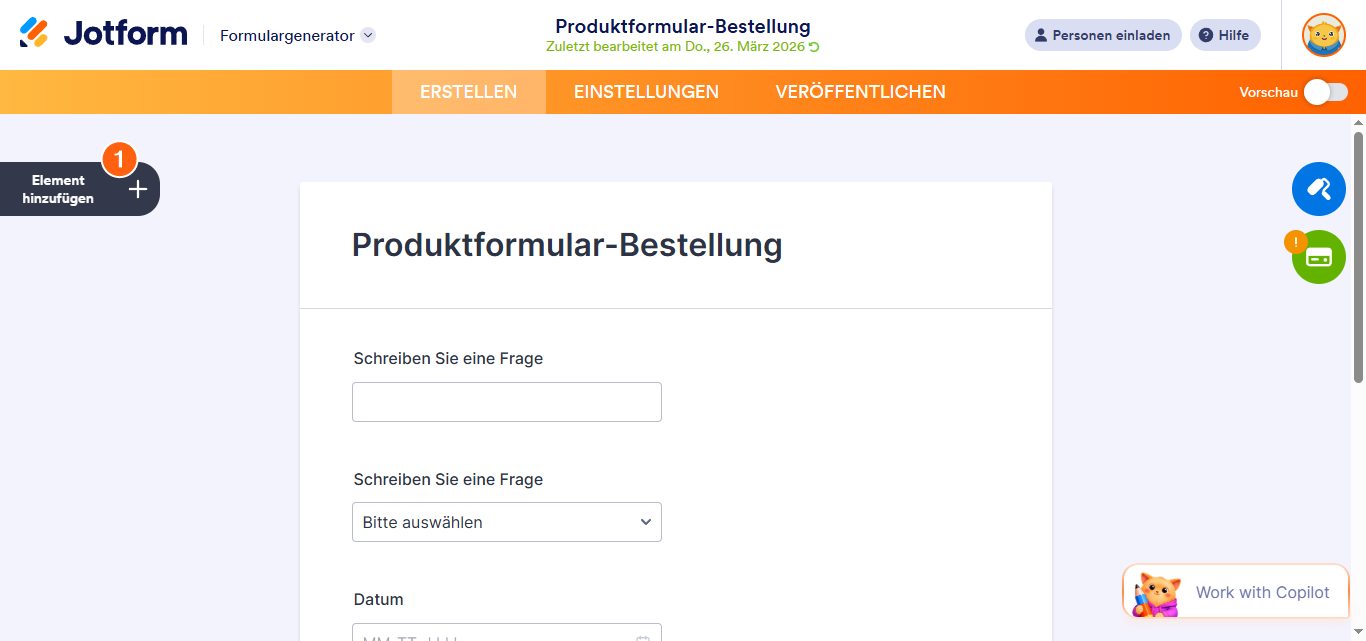 Wie Sie eine Formularberechnung mit einem Widget durchführen Image-1