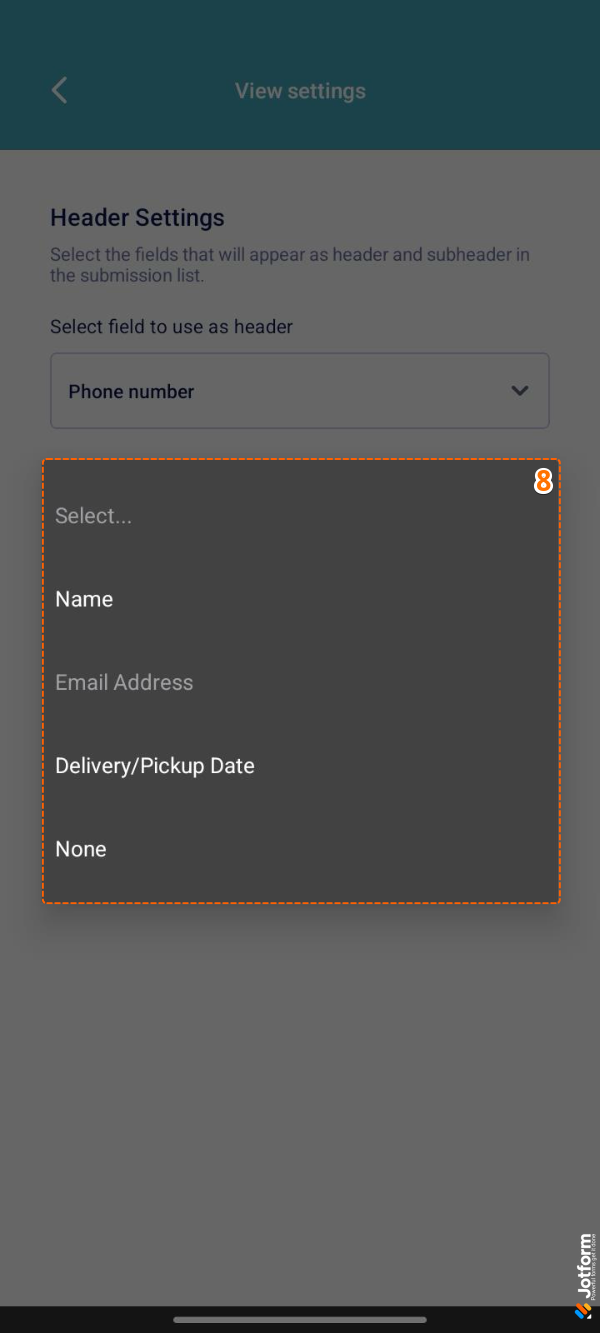 How to Change the Submission Headings in Jotform Mobile Forms Image-8