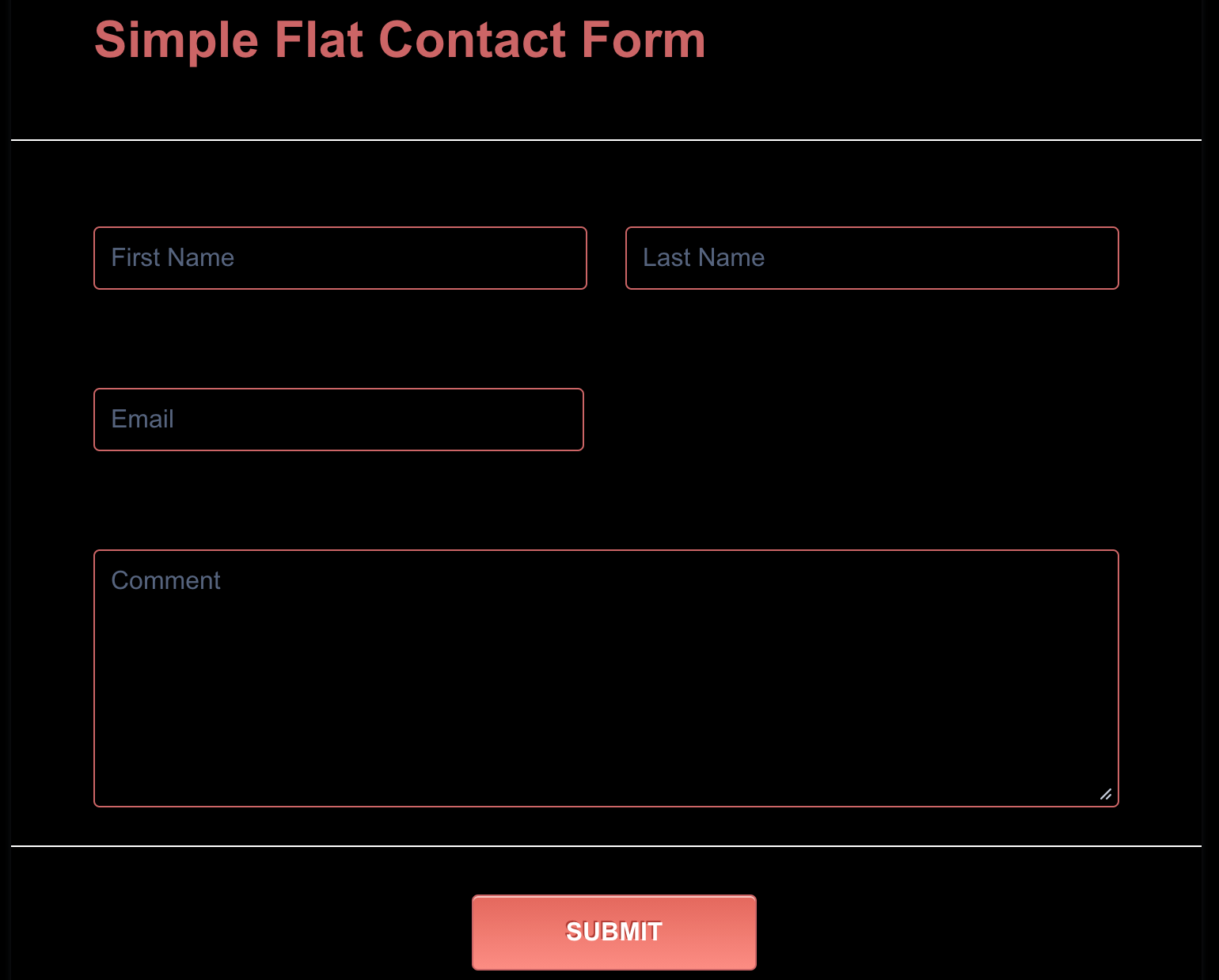 20 Code Snippets for Clean HTML Contact Forms | Jotform Blog