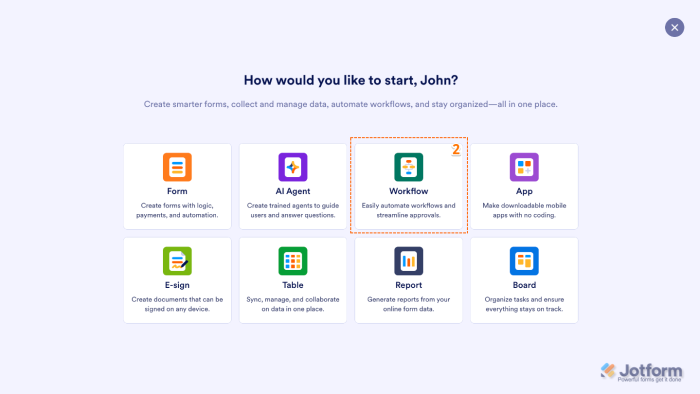 How to Create a Jotform Workflow