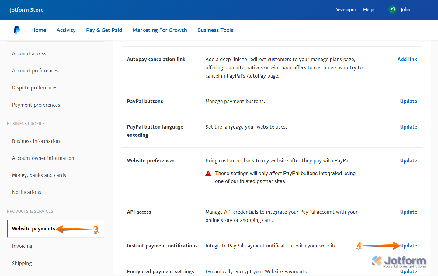 Cara Mengaktifkan IPN di Akun Paypal Anda Image-2