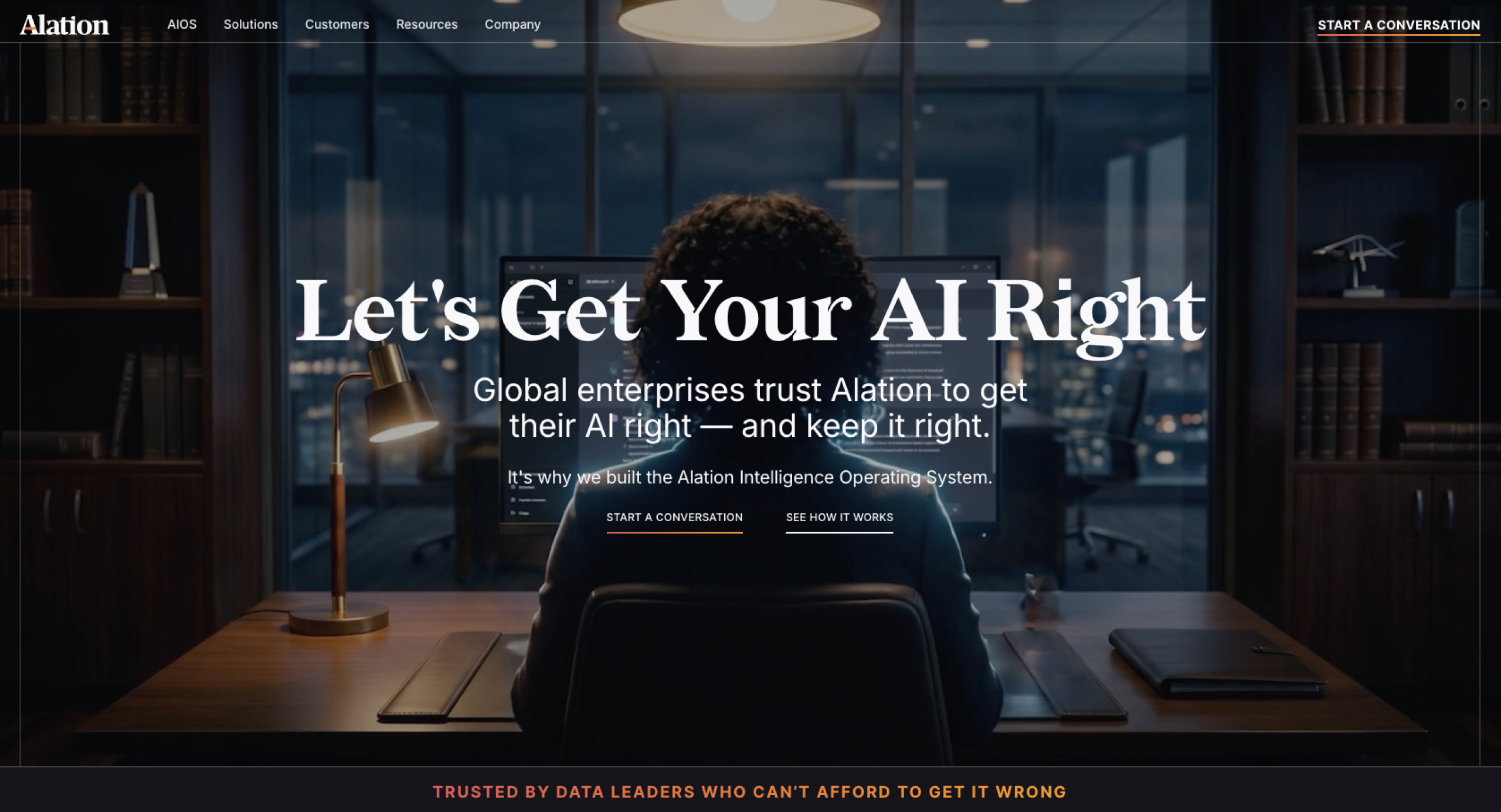 Alation Landing Page