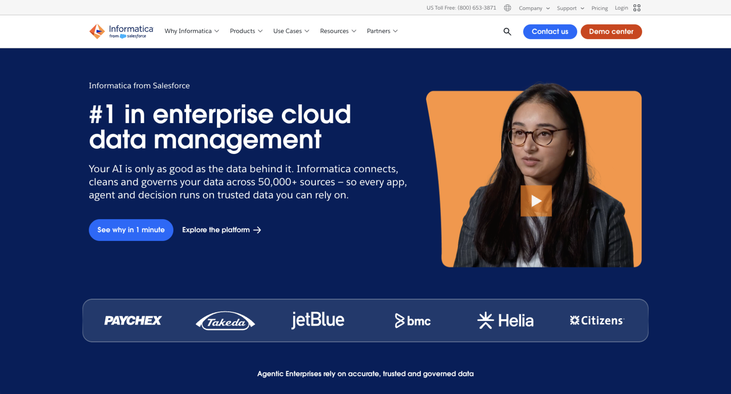 Informatica Landing Page