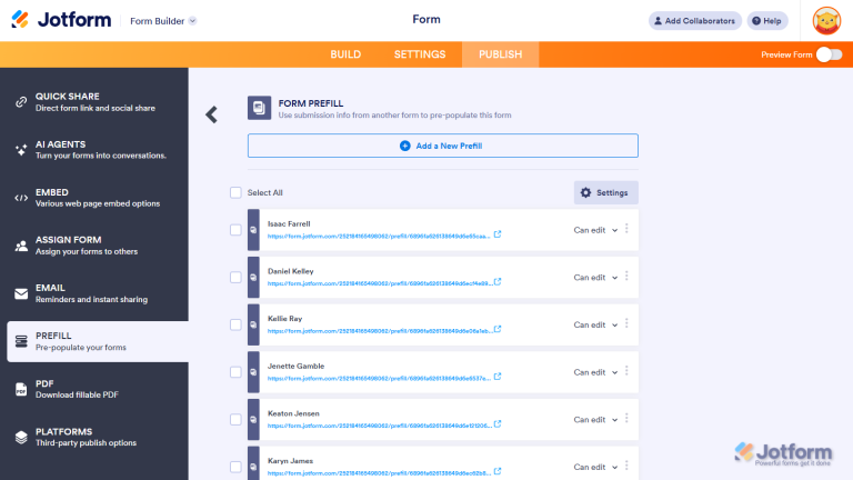 How to Prefill a Form With Data from Another Form