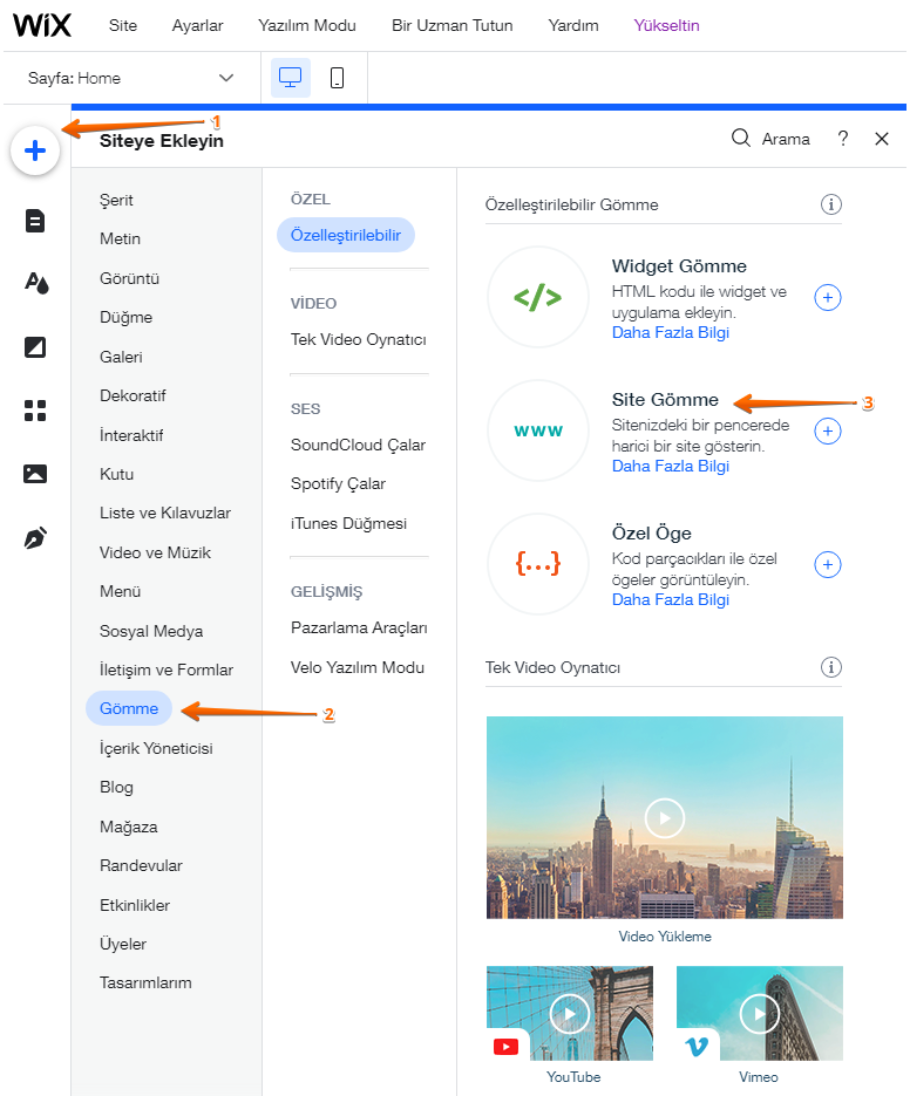 Wix Sitenize Form Ekleme