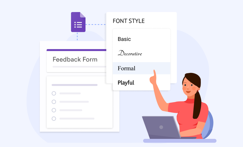 Cómo cambiar el tipo de letra en Google Forms