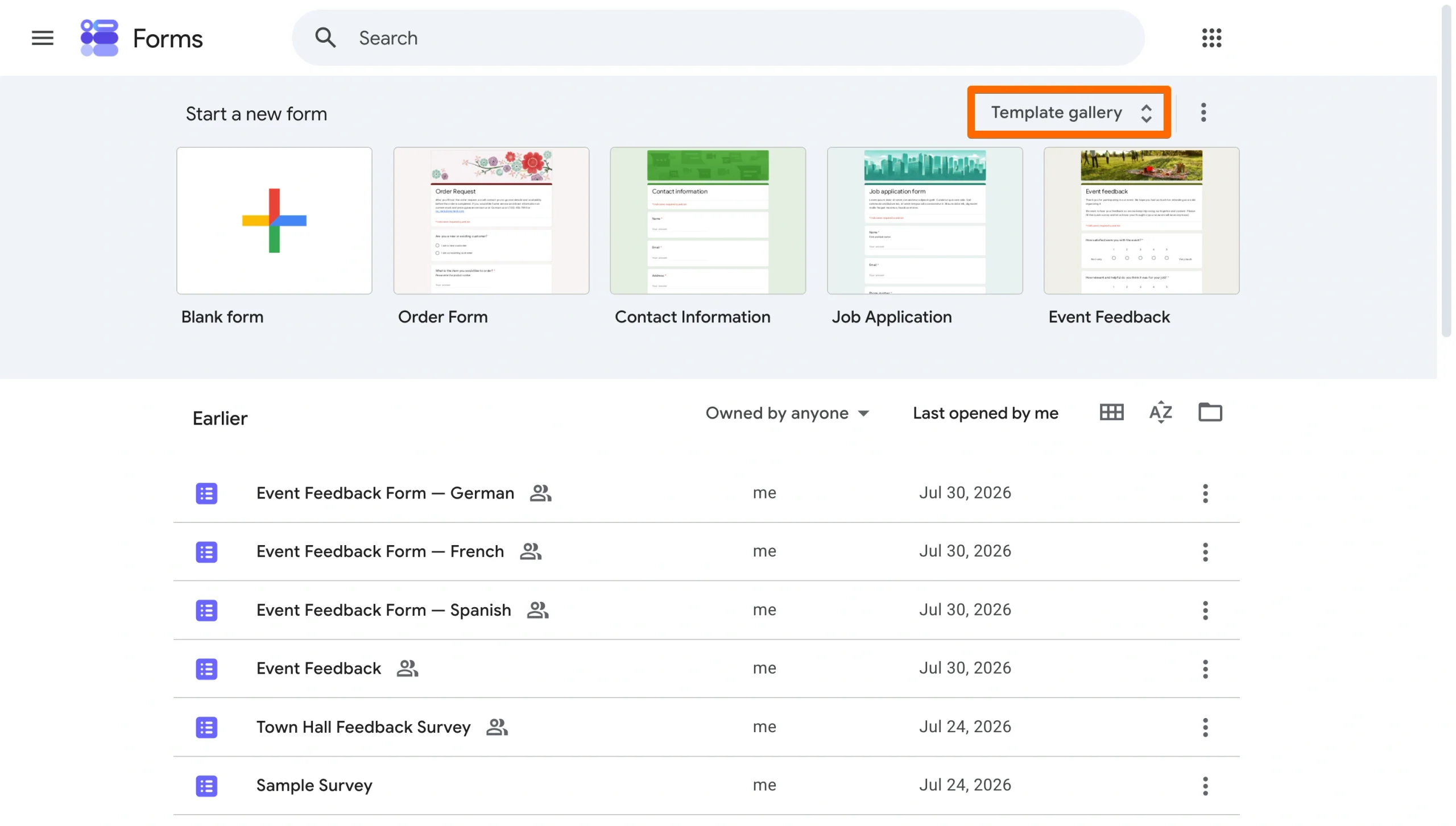All Google Forms survey templates, explained Image-1