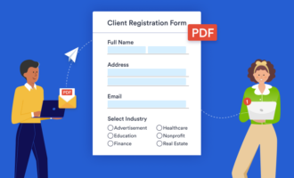 How to send a fillable PDF by email?