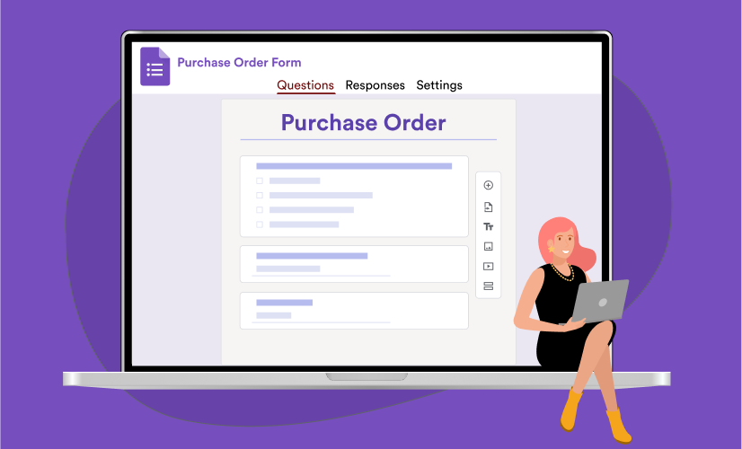 How to create a purchase order in Google Forms