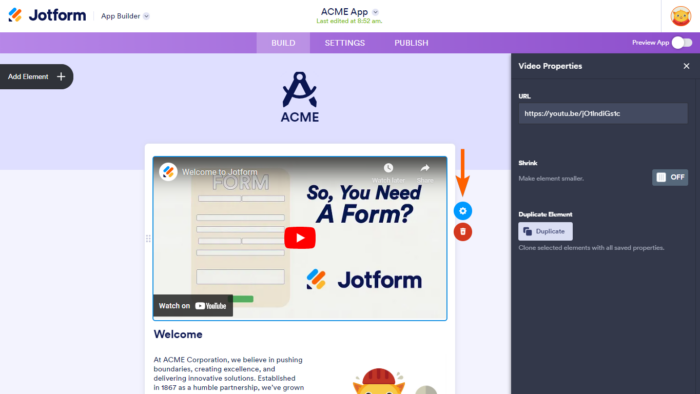 How to Add Widgets to Your App in Jotform Apps