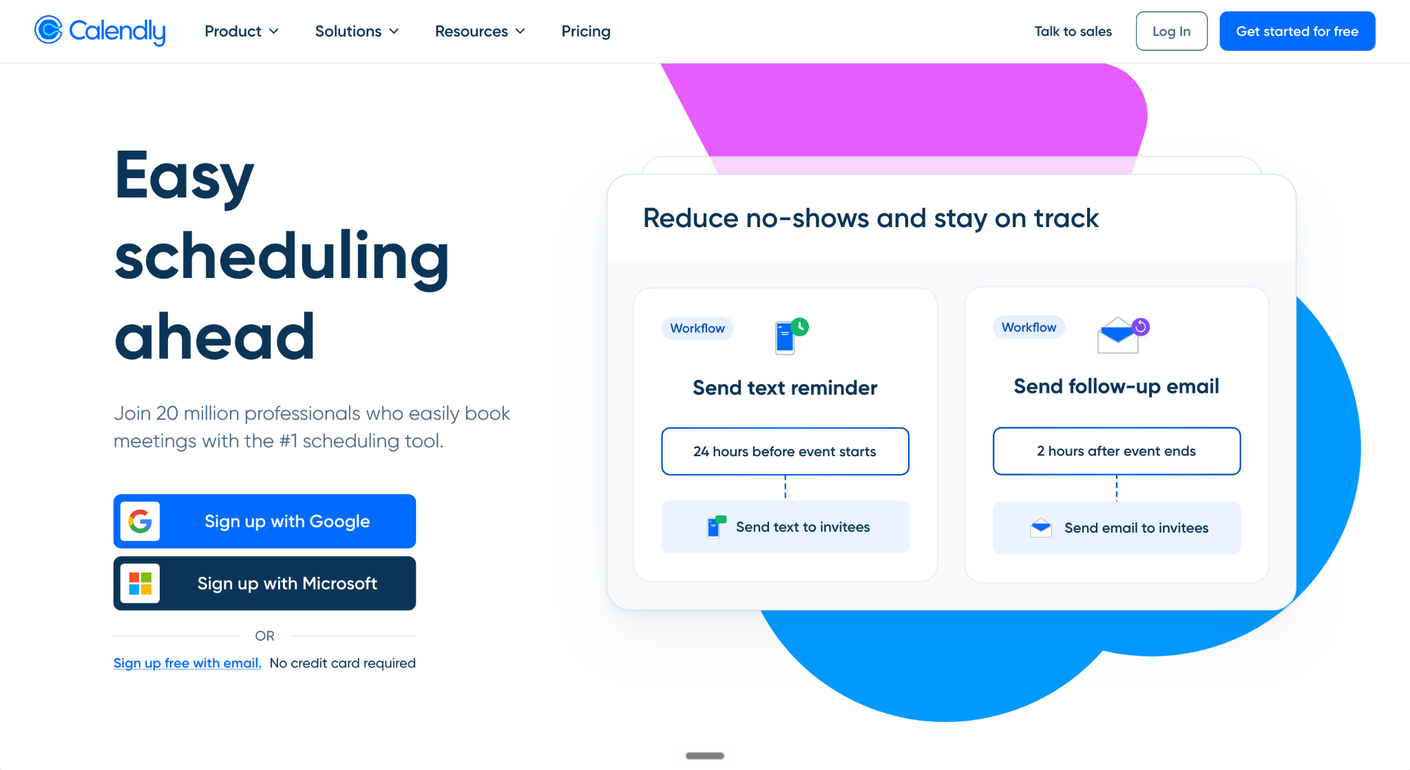 Calendly Landing Page