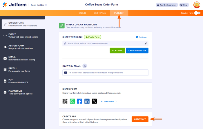 How to Create Apps With Jotform Apps