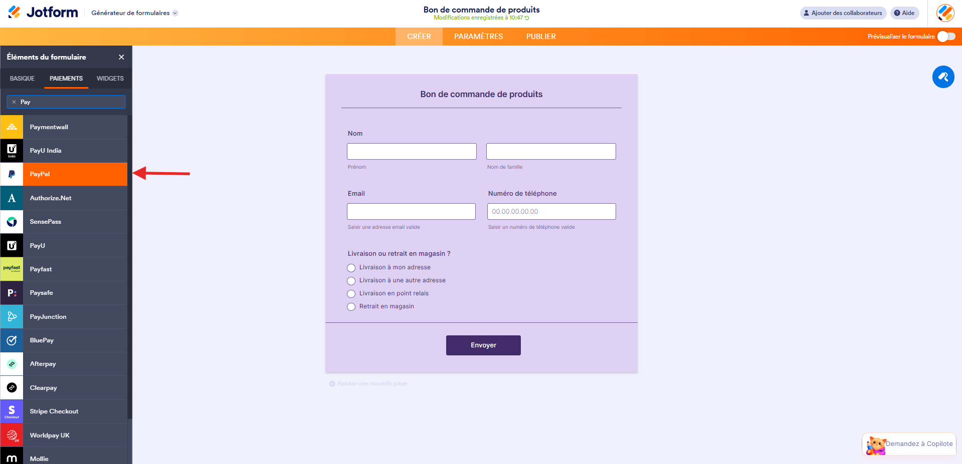 Comment créer un formulaire PayPal Image-1