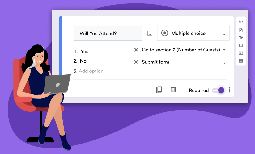 How to make conditional questions in Google Forms