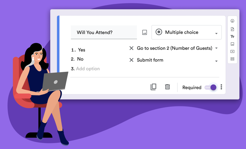 Comment créer des questions conditionnelles dans Google Forms