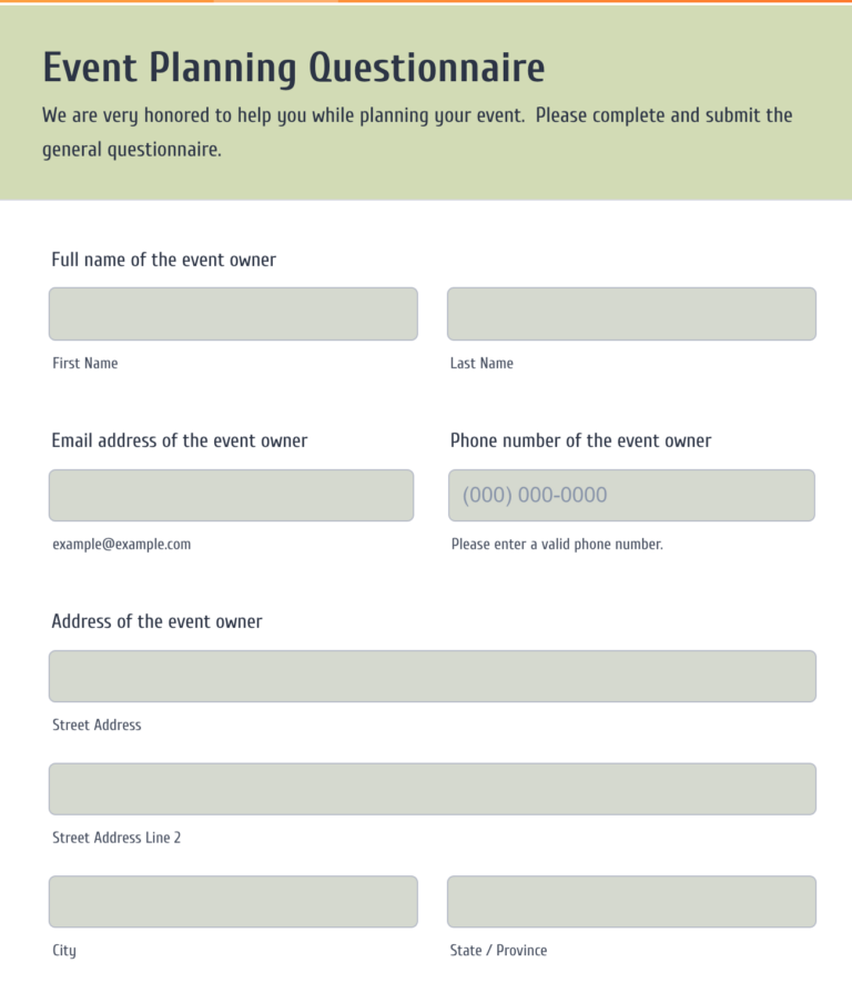Event planning questions to ask your clients The Jotform Blog
