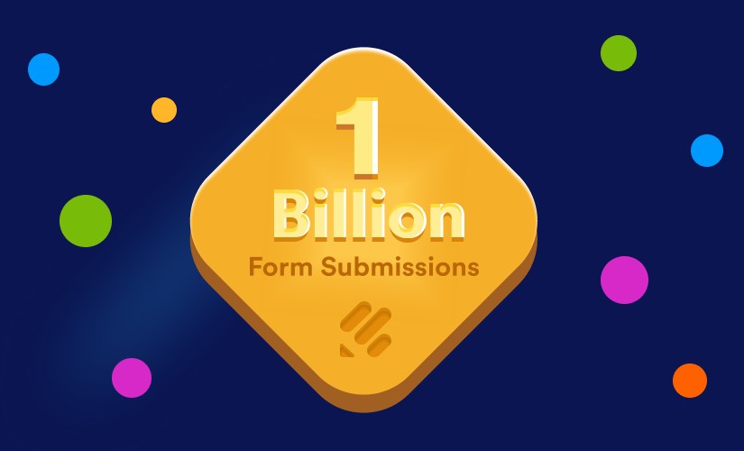 Celebrating Jotform’s 1 billionth form submission