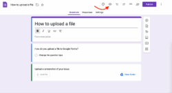 How to add file upload in Google Forms | The Jotform Blog