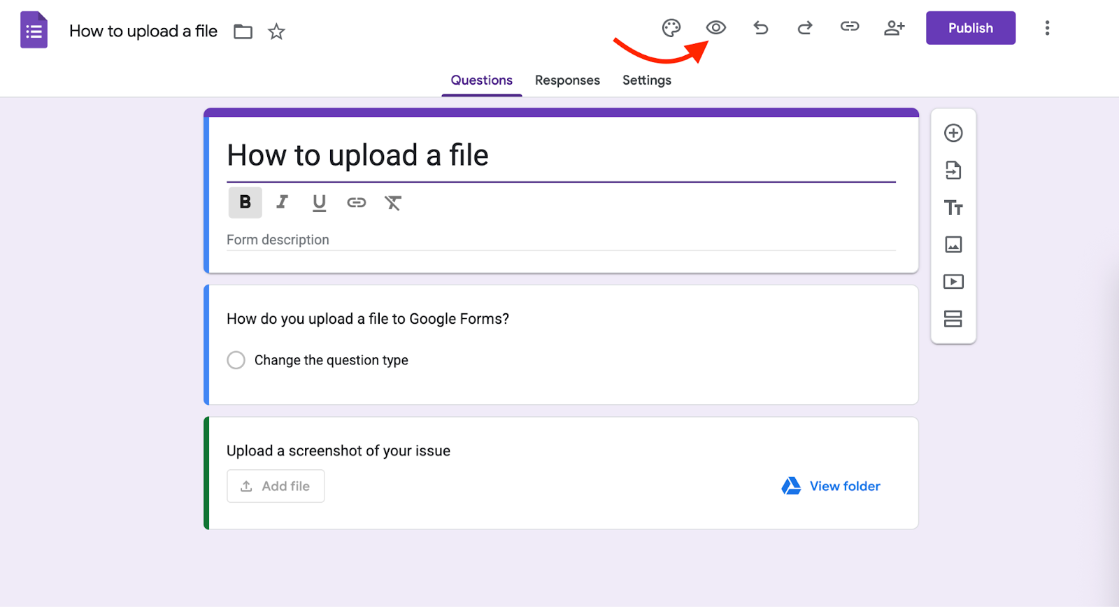 Google Forms Form Designer Preview Form Button