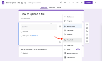How to add file upload in Google Forms | The Jotform Blog