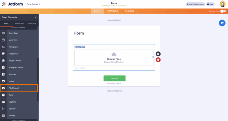 How to add file upload in Google Forms | Jotform Blog