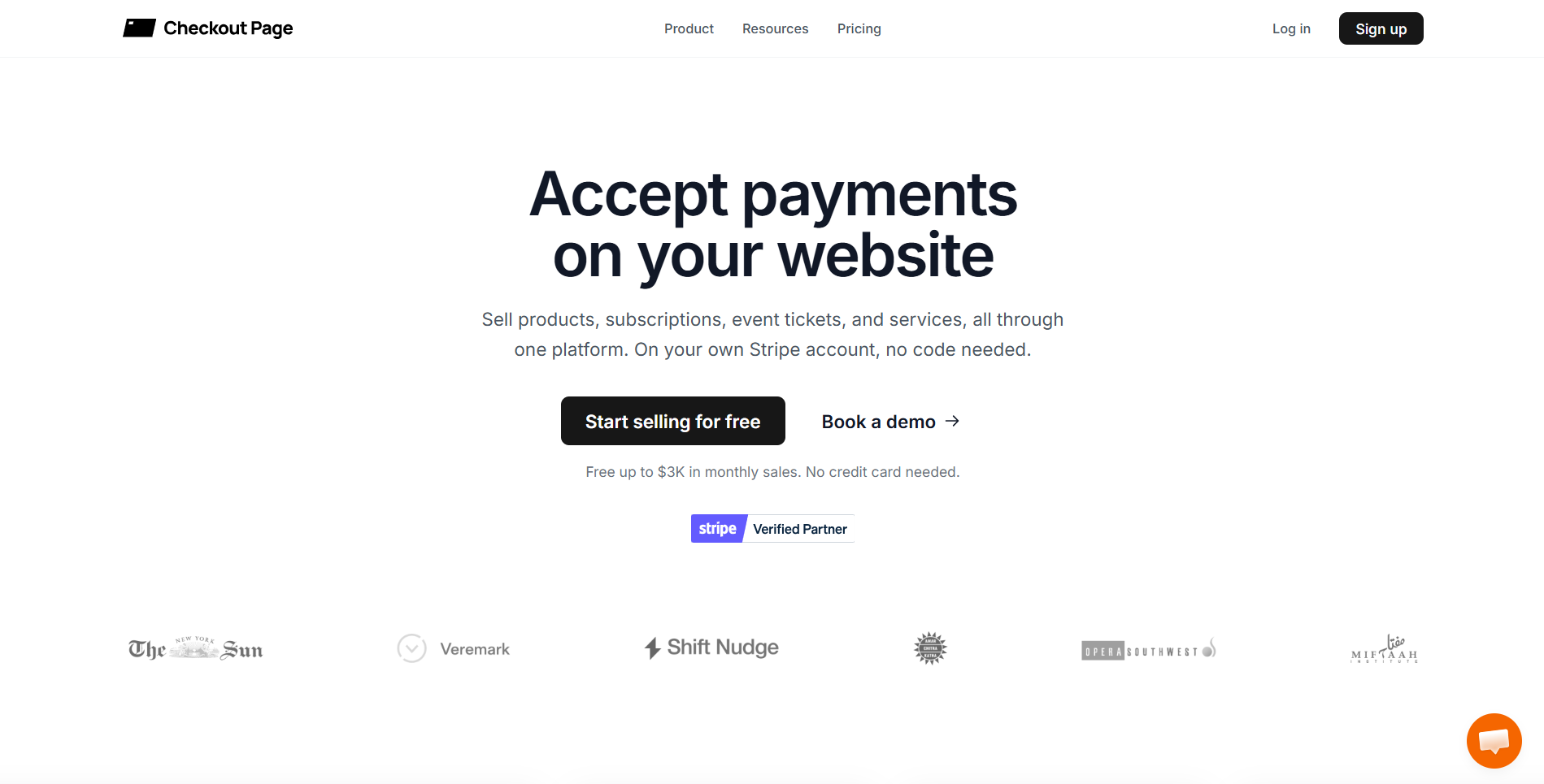 Checkout Landing Page