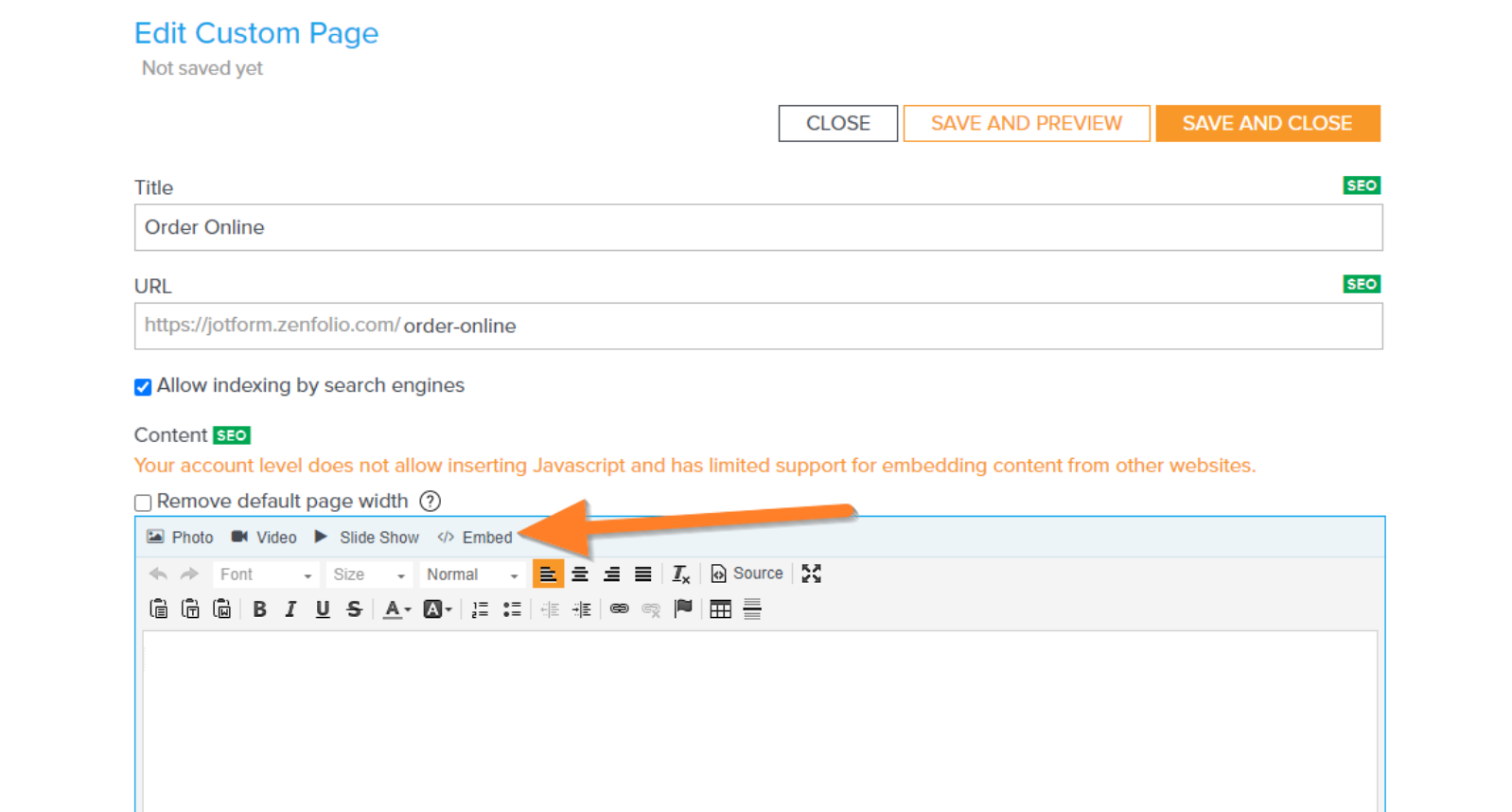 Bagaimana Cara Menyematkan Formulir ke Situs Zenfolio? Image-1