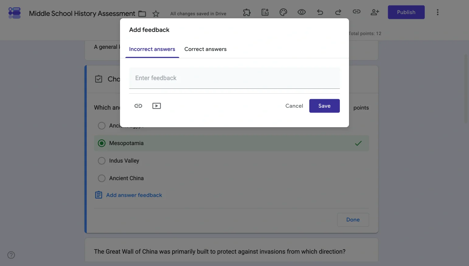 Cara membuat kunci jawaban di Google Forms Image-5