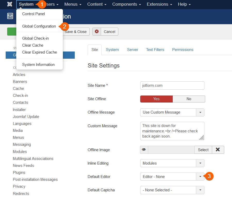 Cara Menambahkan Formulir di Joomla Image-1