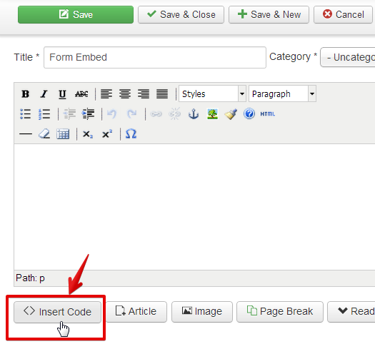 Cara Menambahkan Jotform di Joomla 3 Image-2